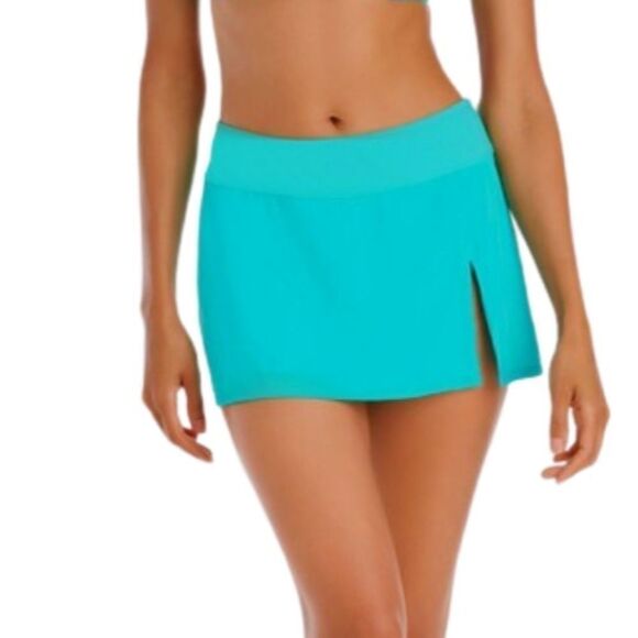BLEU BY ROD BEATTIE High-Waist Swim Skirt, swimsuit size 6 color Belize - Picture 1 of 9